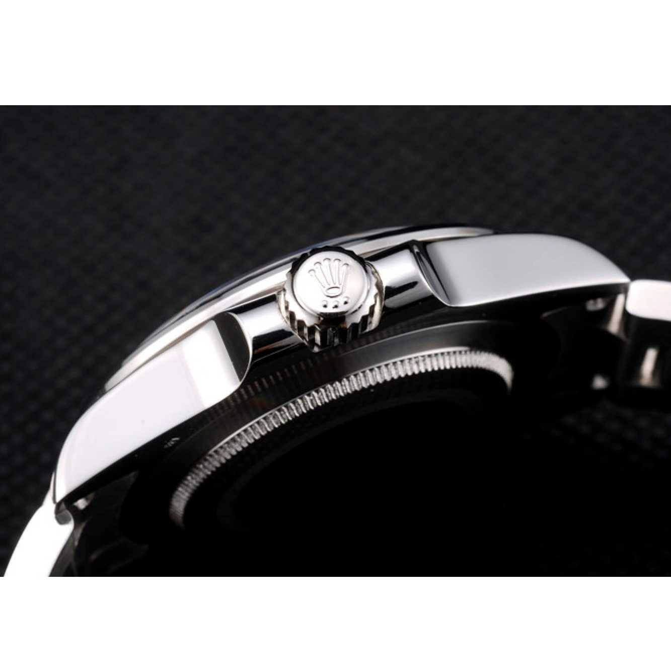 Rolex aaa copy Watch Steel Stainless Rolex Explorer Bezel Dial White 0624